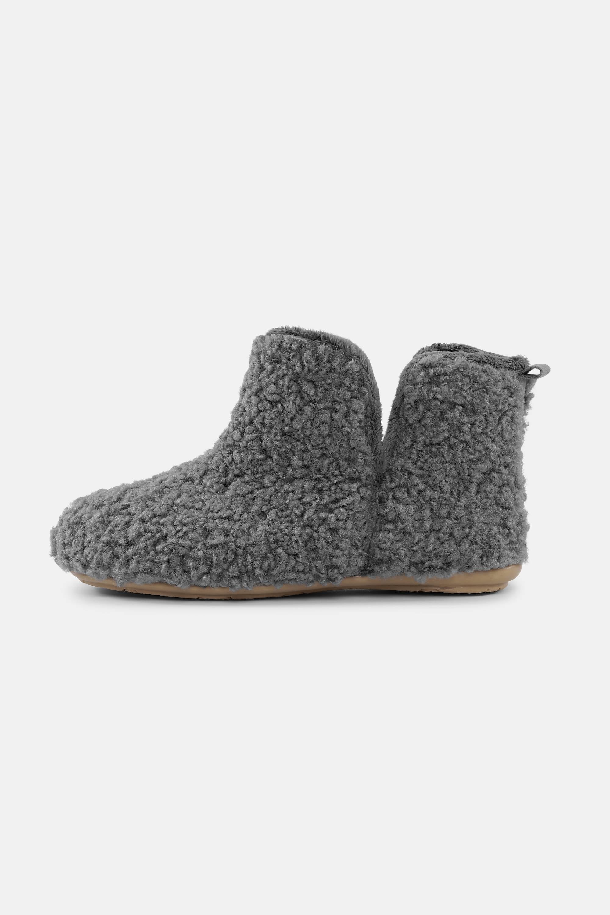 Cosy Ankle Boot - Grey Wheat
